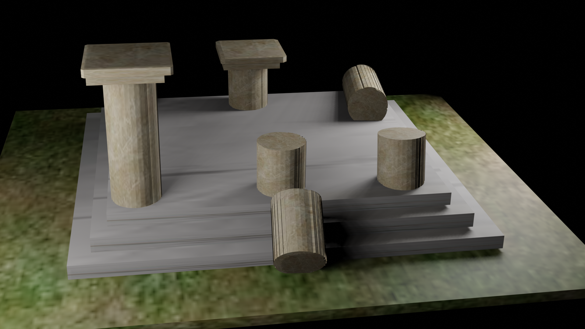 Miniatura 3 do modelo 3D Ancient Ruins