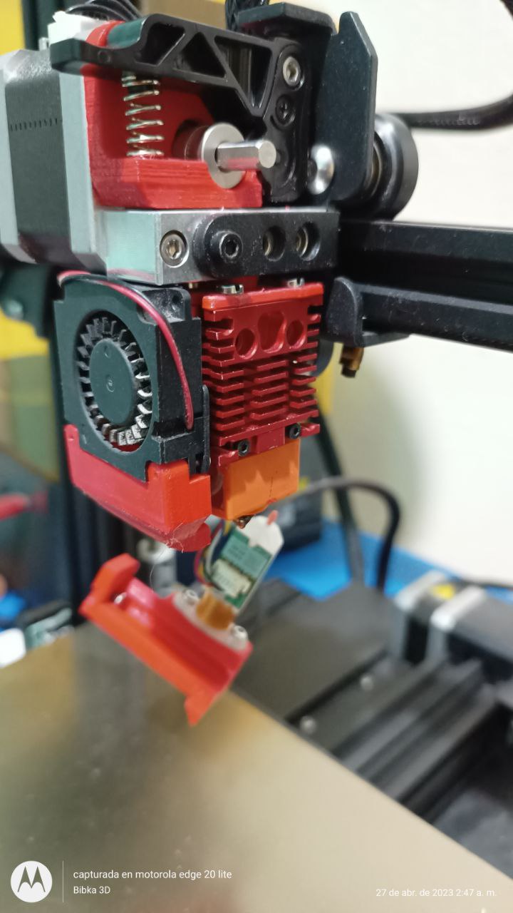 Mod to use Hotend Haldis 3D Red Lizard Q1 V6 for Voxelab Aquila S2