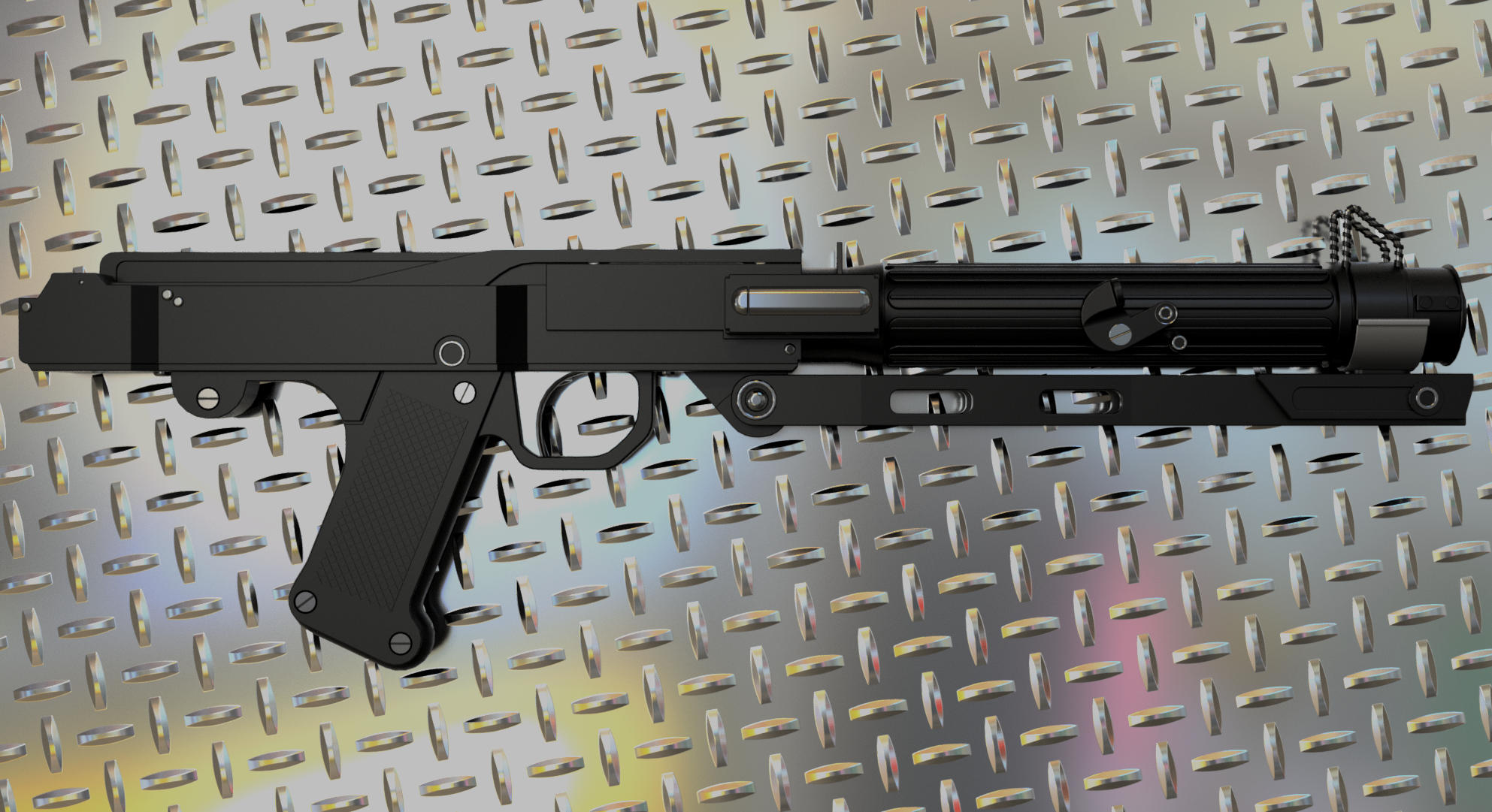 Andor / Mandalorian season 3 version Star Wars DC15S carbine blaster for 1:6 and 1:12 scale figures and cosplay