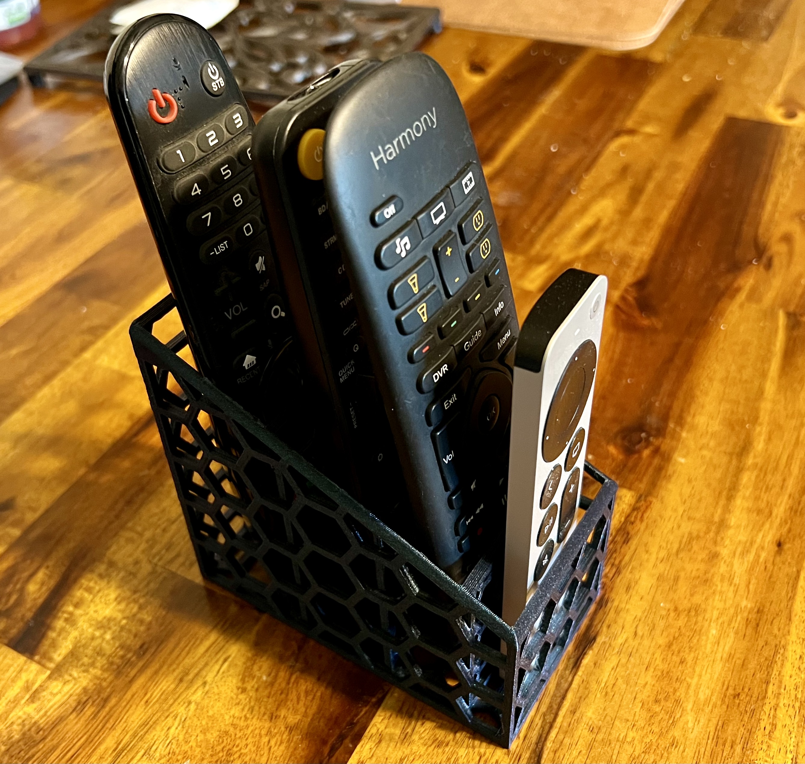 Honeycomb Remote Control Holder