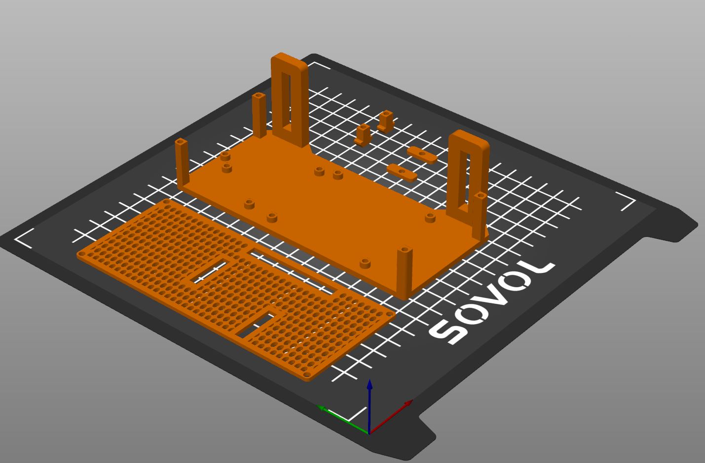 Case Raspberry pi , LM2596, Relay , SV06