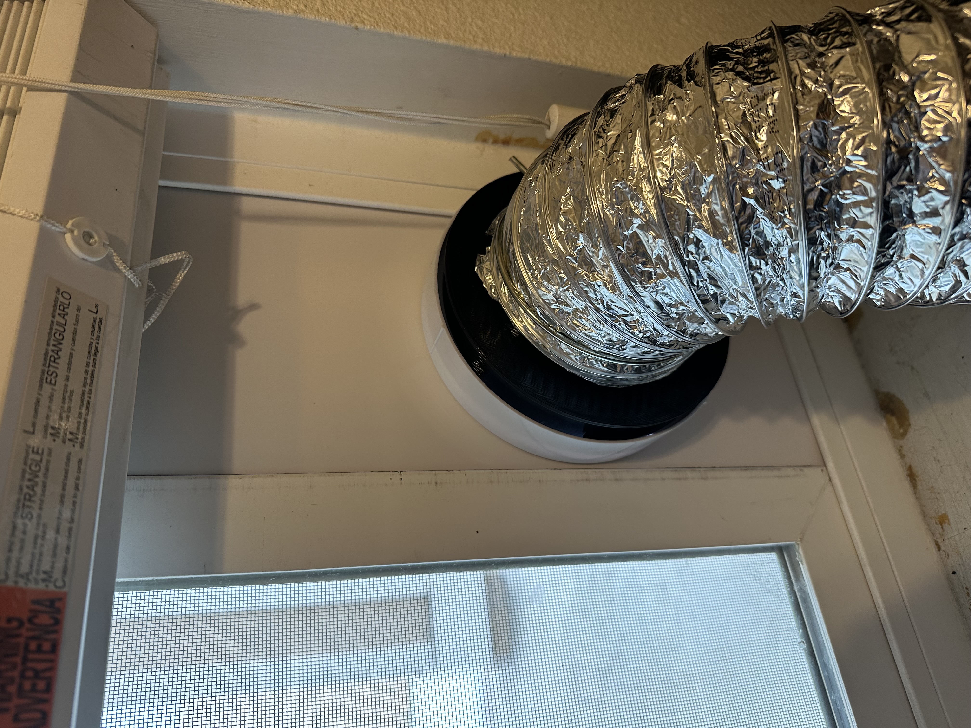 4" tube adapter for A/C vent window mount