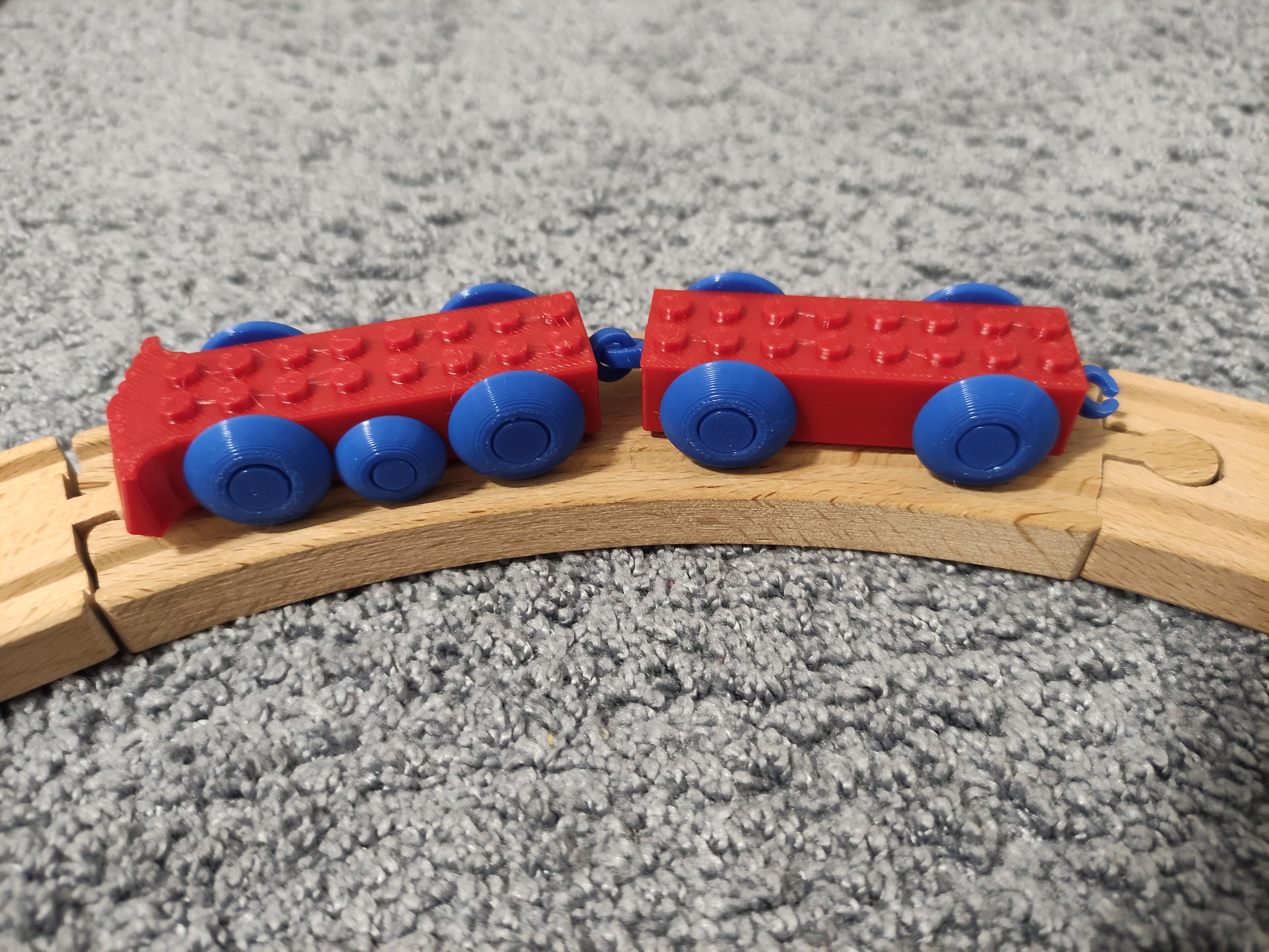 Miniatura 3 do modelo 3D Tiny train Brio/duplo adapter