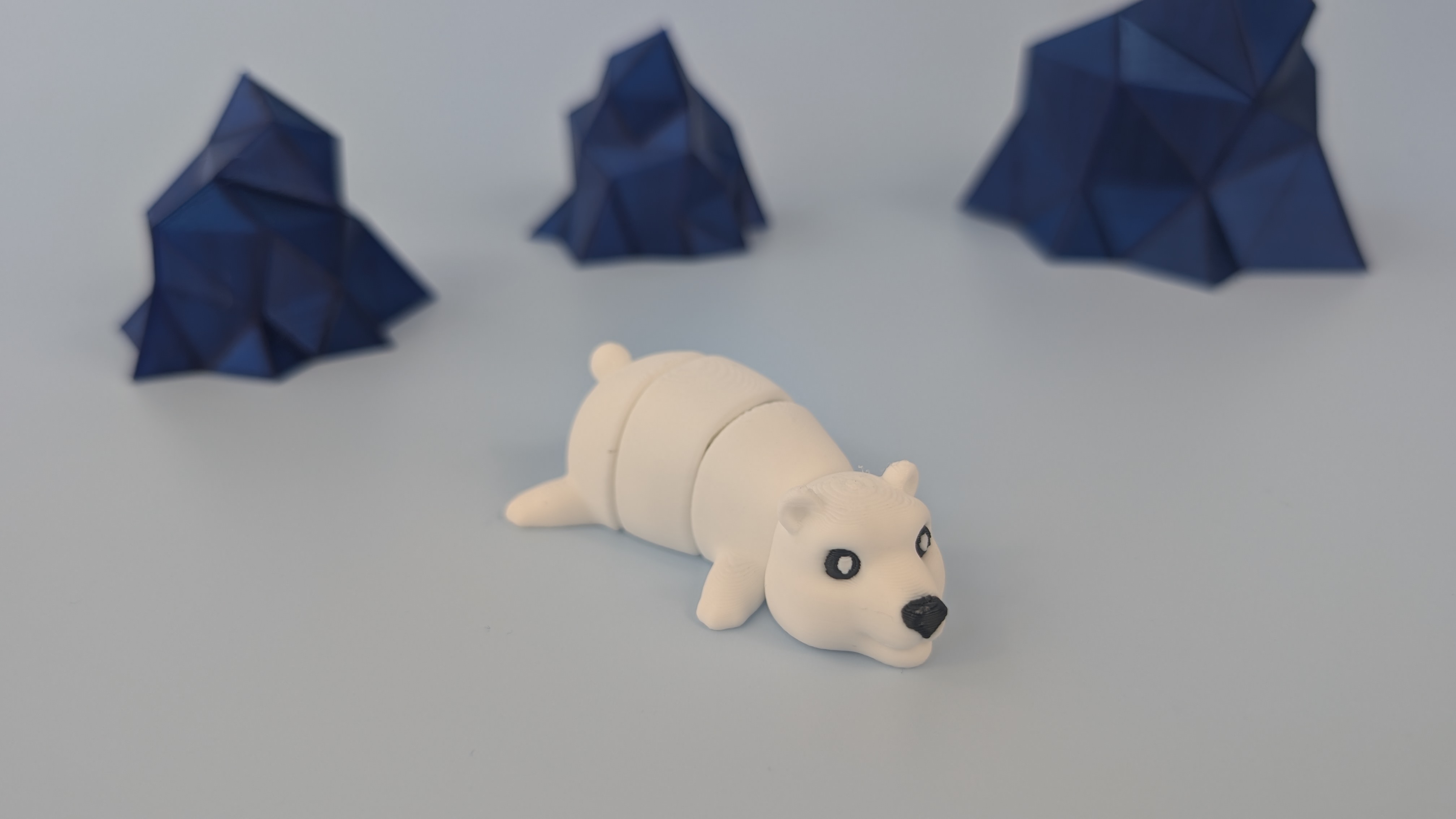 Polar Bear - Articulated Keychain Figure