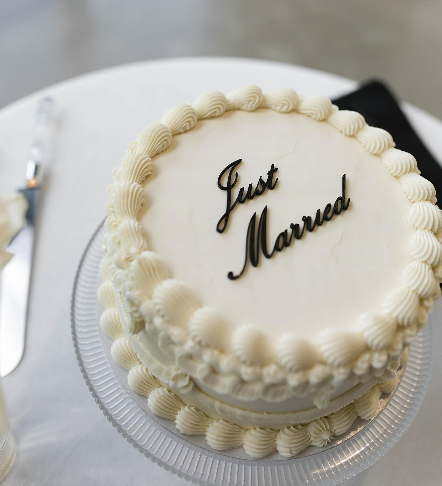 Just Married Cake Topper