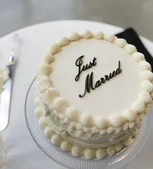 Just Married Cake Topper