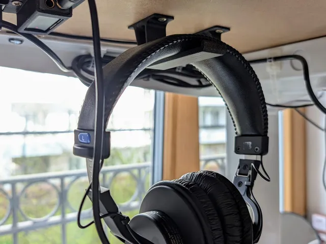 Under Desk Headphone Holder