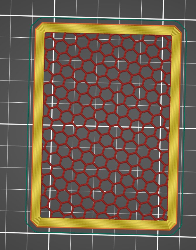 Card Divider - Sparse Infill