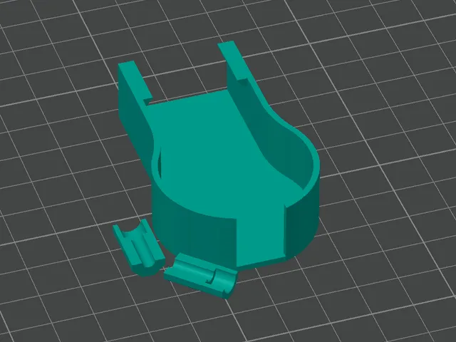 ChromeCast V2 Holder + Micro USB Cable Repair Block