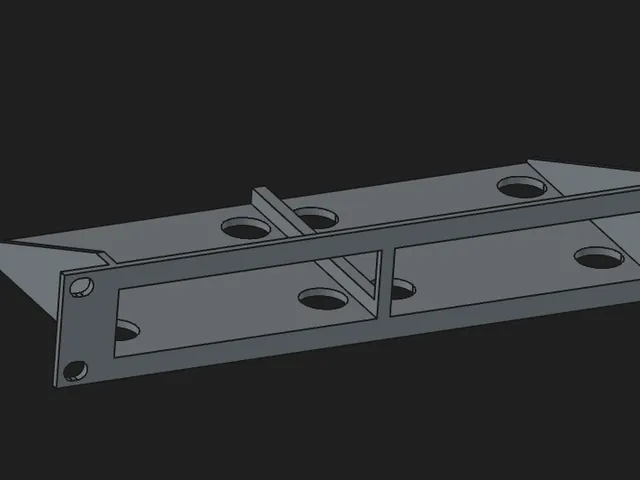 Dual LS-105G Switch holder for 10 inch rack