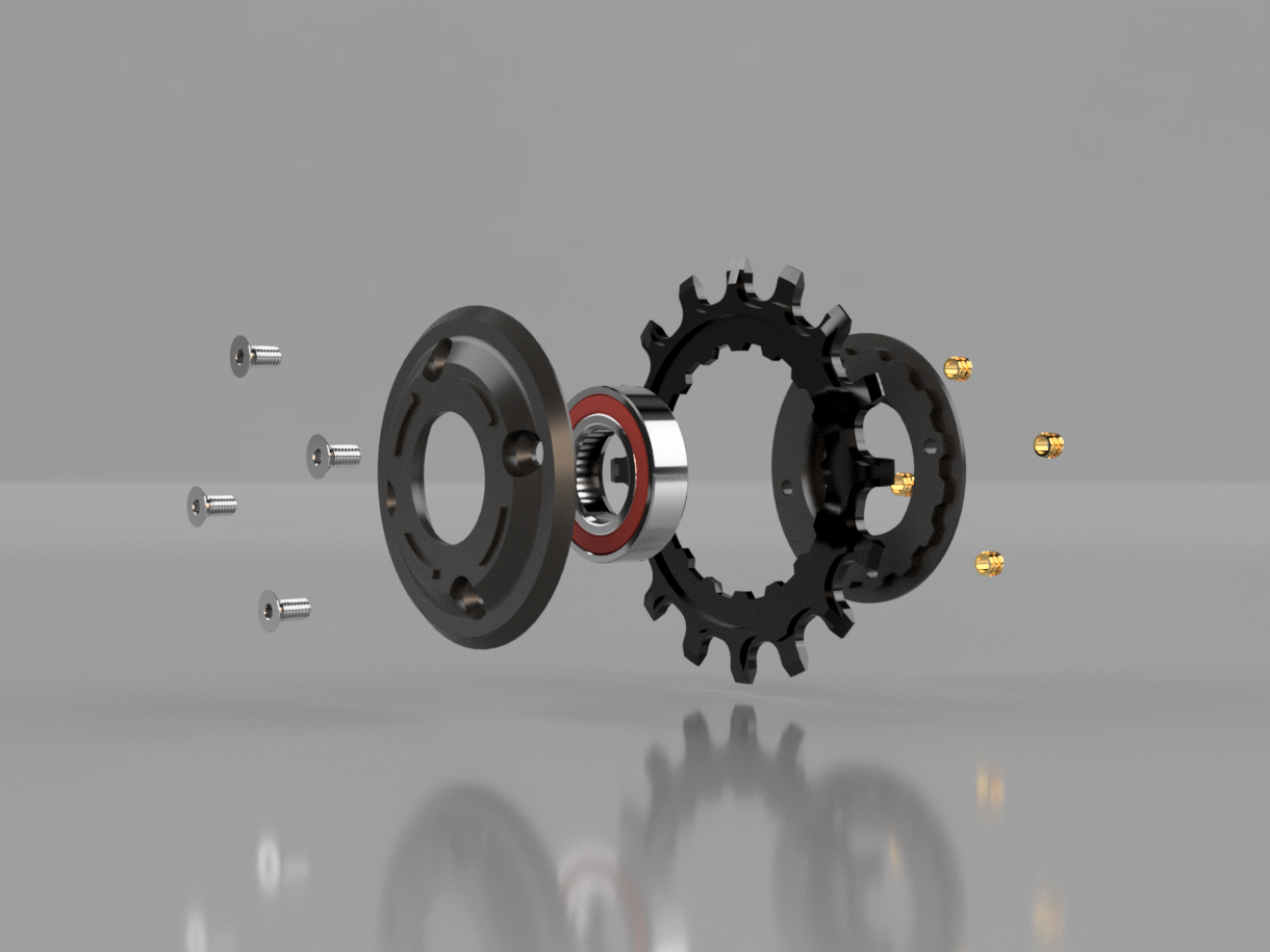 Idler Pulley Steel Replacement Forbidden V1