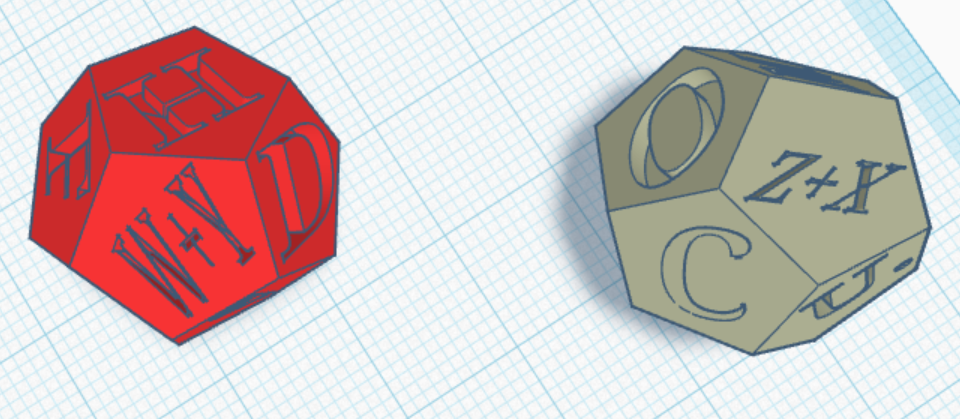 Lettered Dice