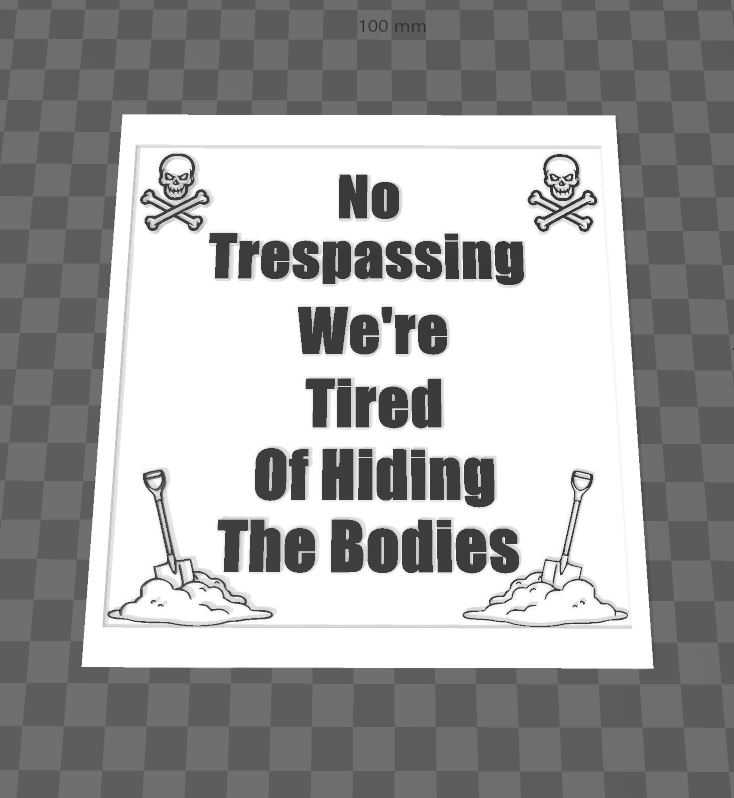 No Trespassing Sign