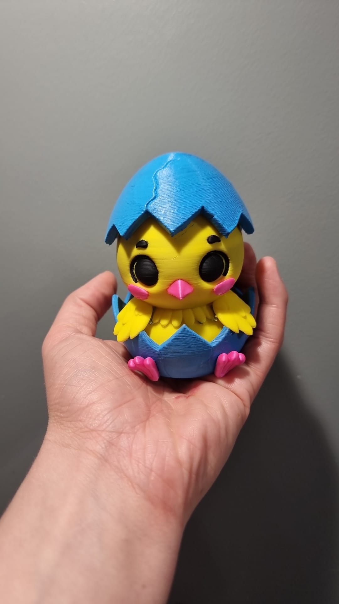 Miniatura 6 do modelo 3D Spring Chick Surprise Easter basket