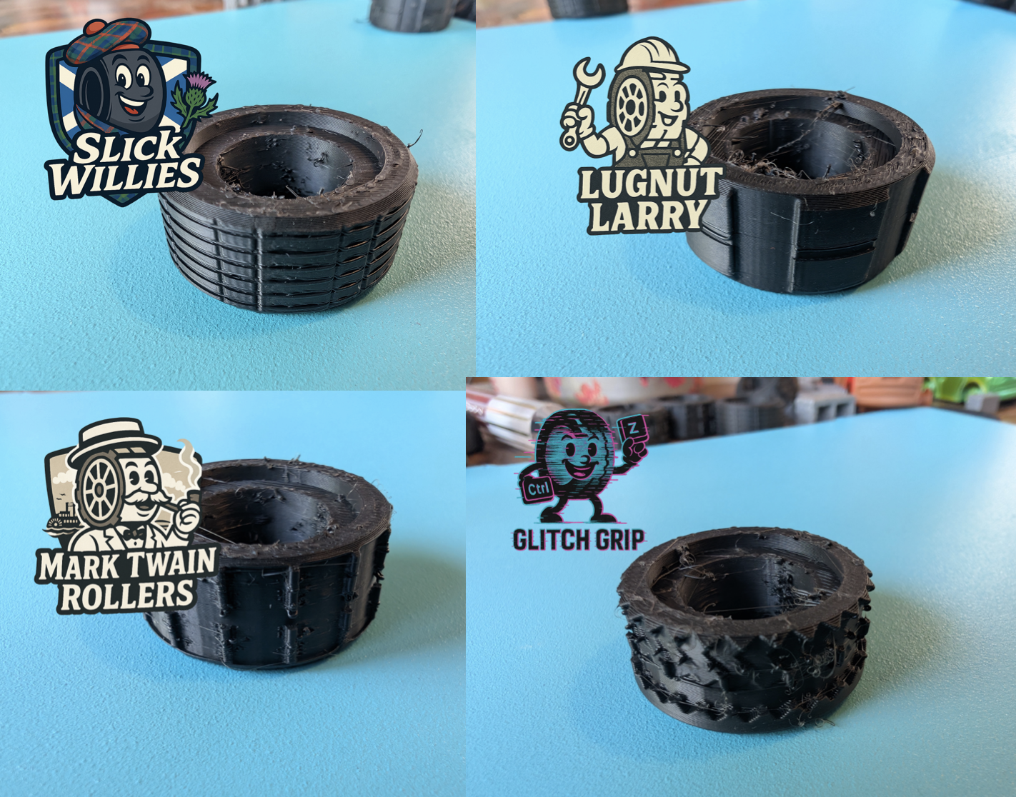 Tires for Trenchy – Flexible TPU Treads for Your Mini Truck