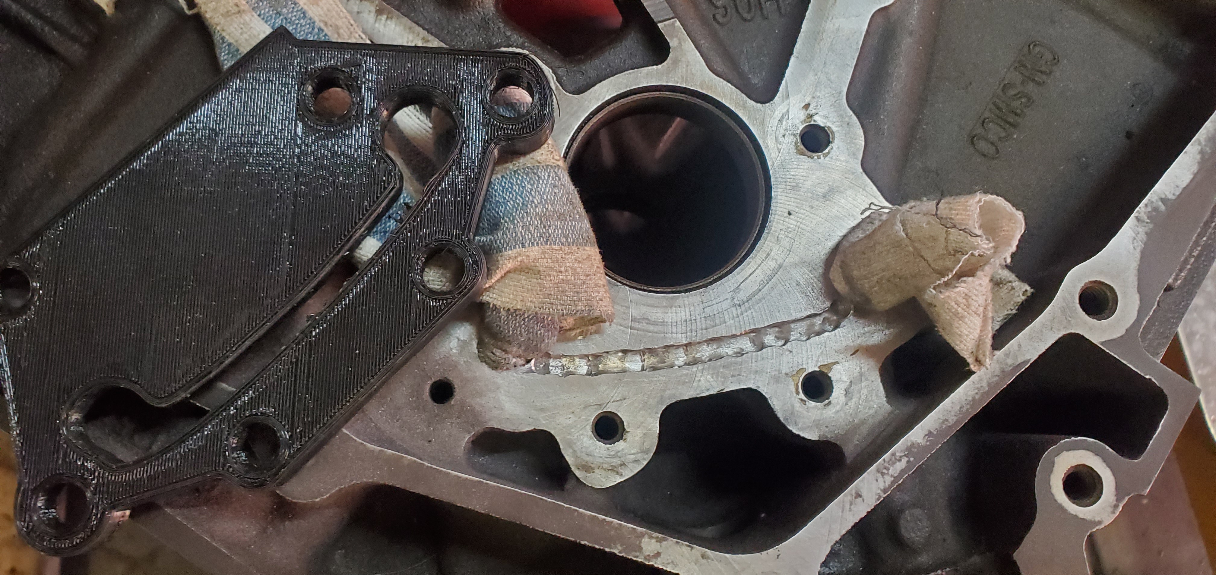 LS LS1 LQ4 Engine Block Rear oil gallery mod.