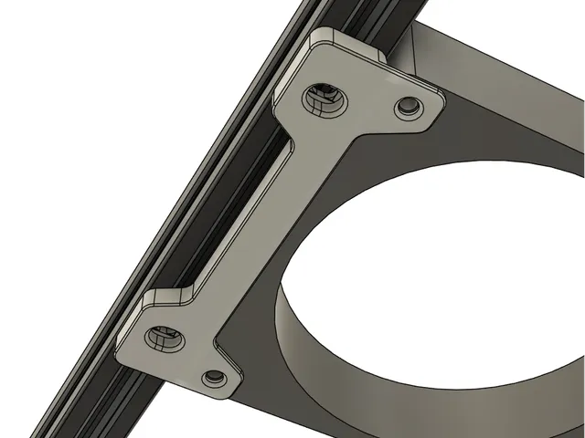 2020 Extrusion to 120mm PC Fan Adapter