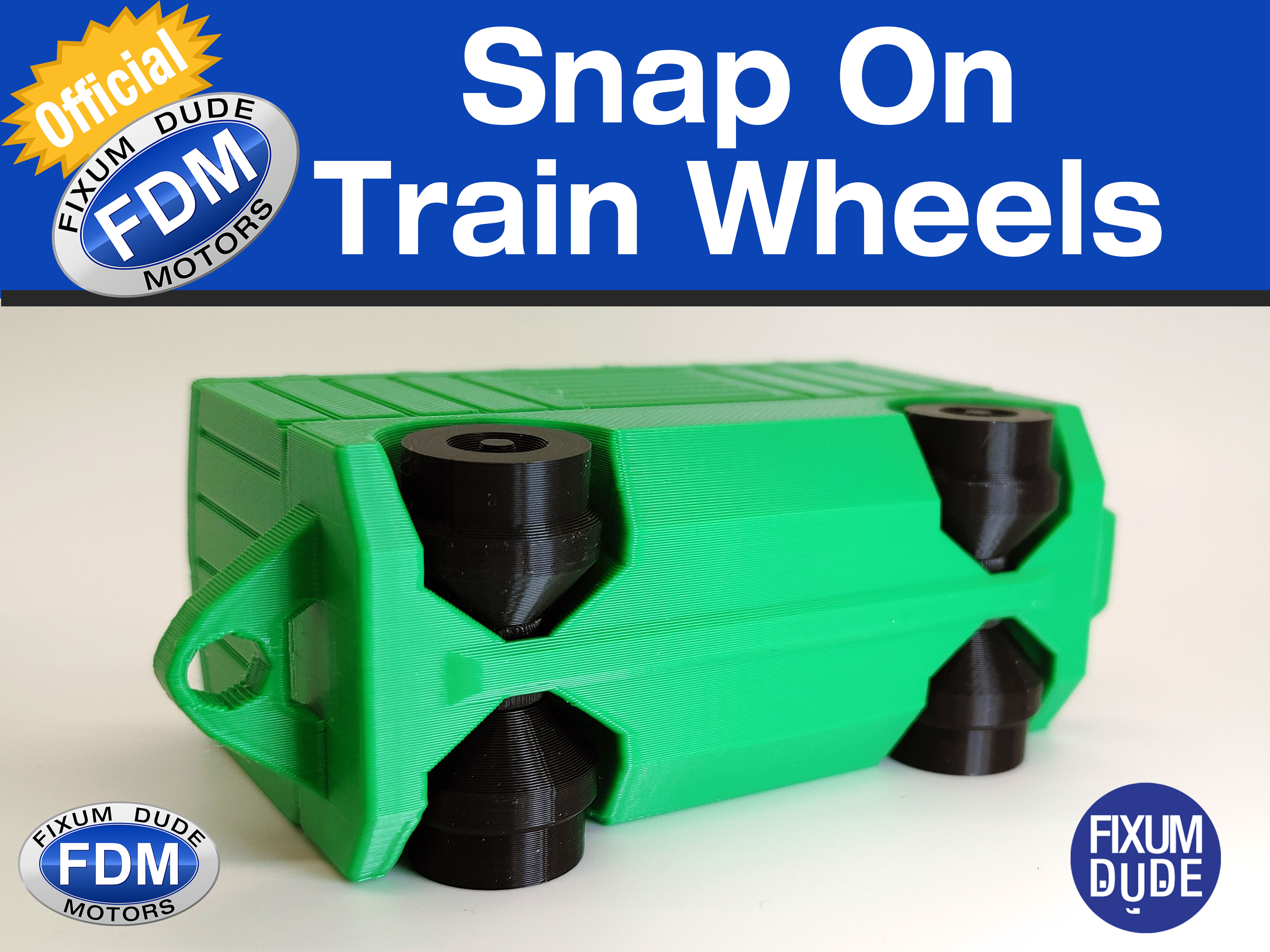 FDM PiP Trains Snap On Replacement Wheels — thumbnail 6