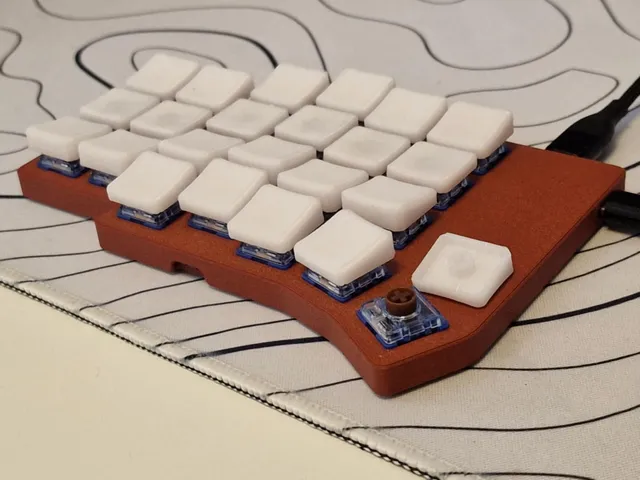 Kailh Choc V2 Ergonomic Sculpted Keycaps