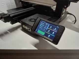 Ender 3 - BTT Pi 1.2 Enclosure Case & TFT35 SPI Screen Display Mount Modified