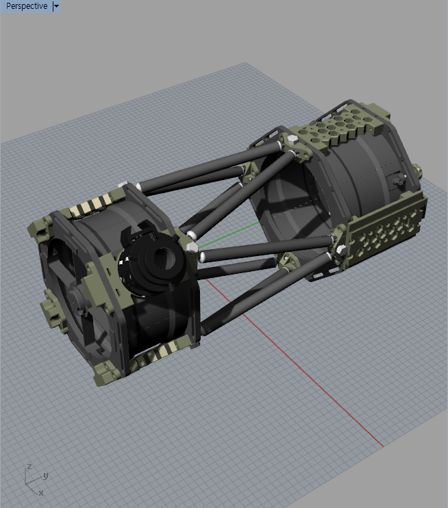 8-inch carbon truss newtonian telescope