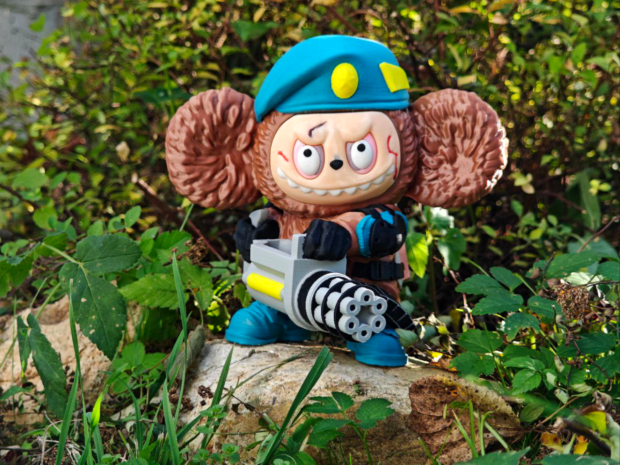 Laburator -  Сheburashka Labubu with a minigun