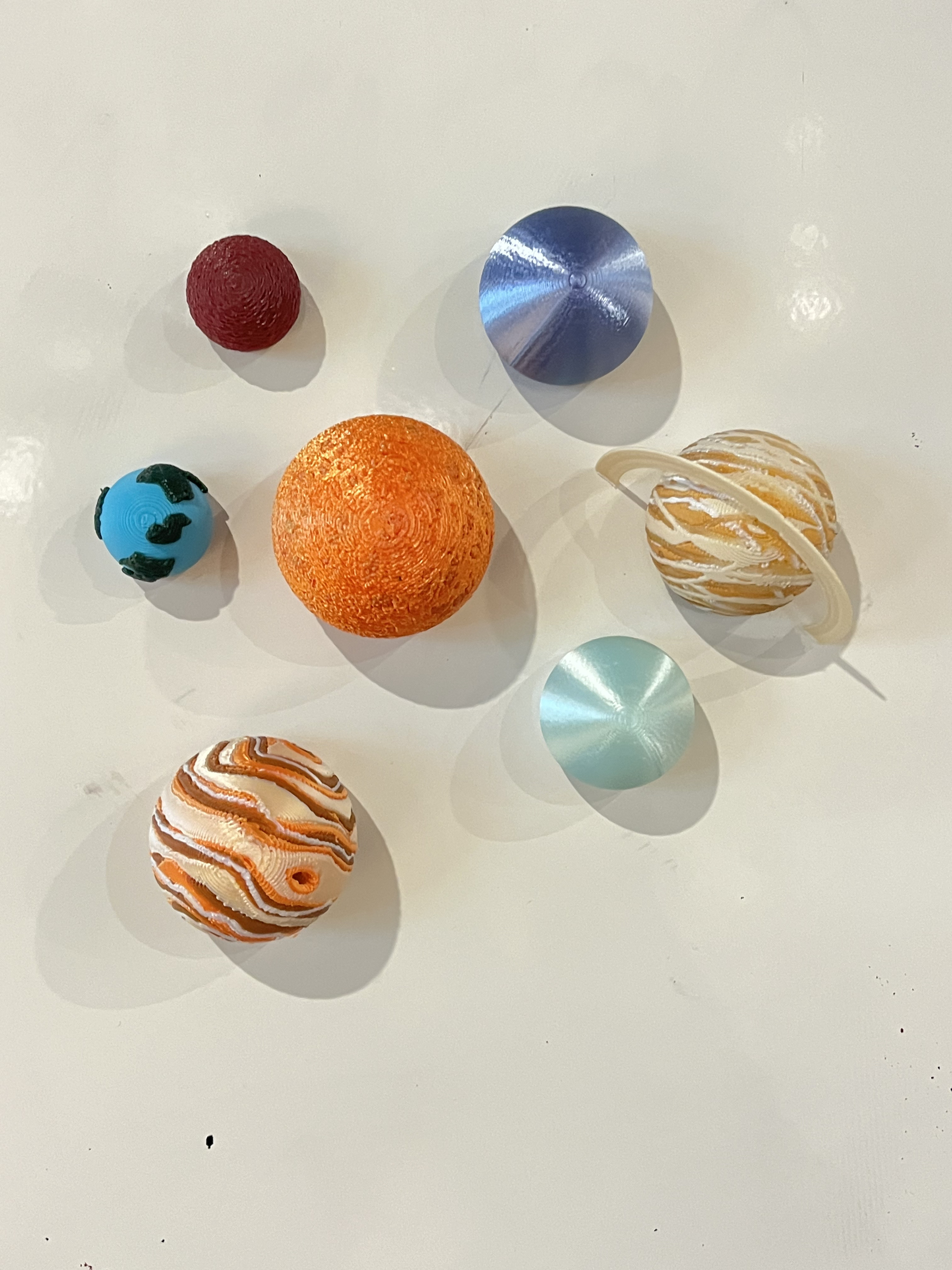 Planet Themed Fridge/Whiteboard Magnets