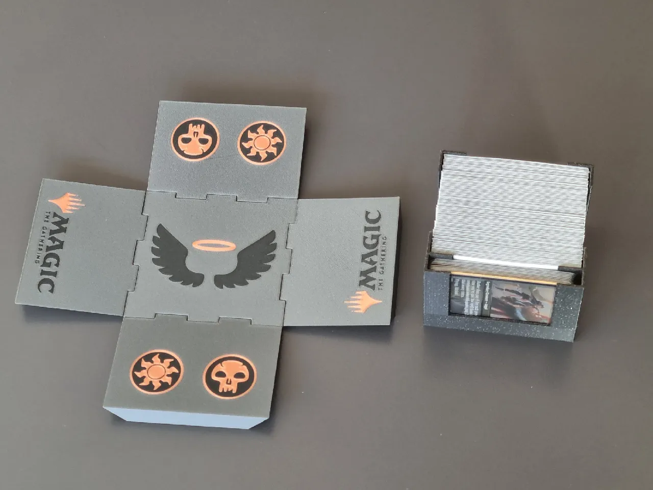 deck box for 100 single or double sleeved cards by jamkas | Download free  STL model | Printables.com