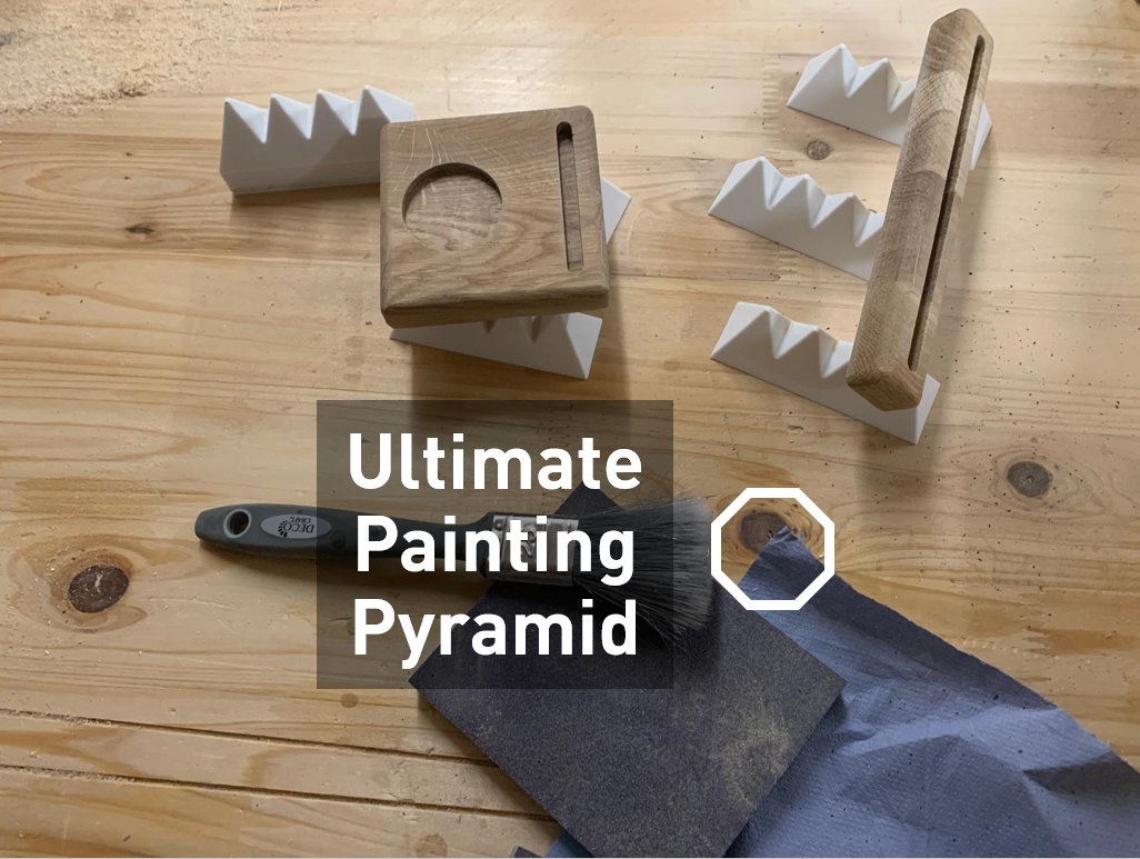Ultimate Painting Pyramid - easy- stackable- painting cone - paint