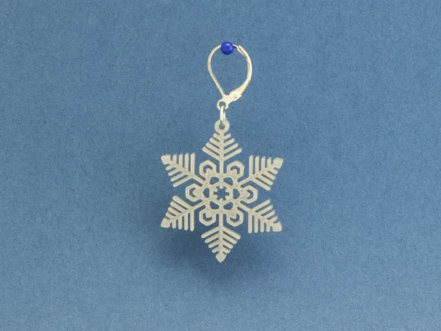Earrings Snowflake 3
