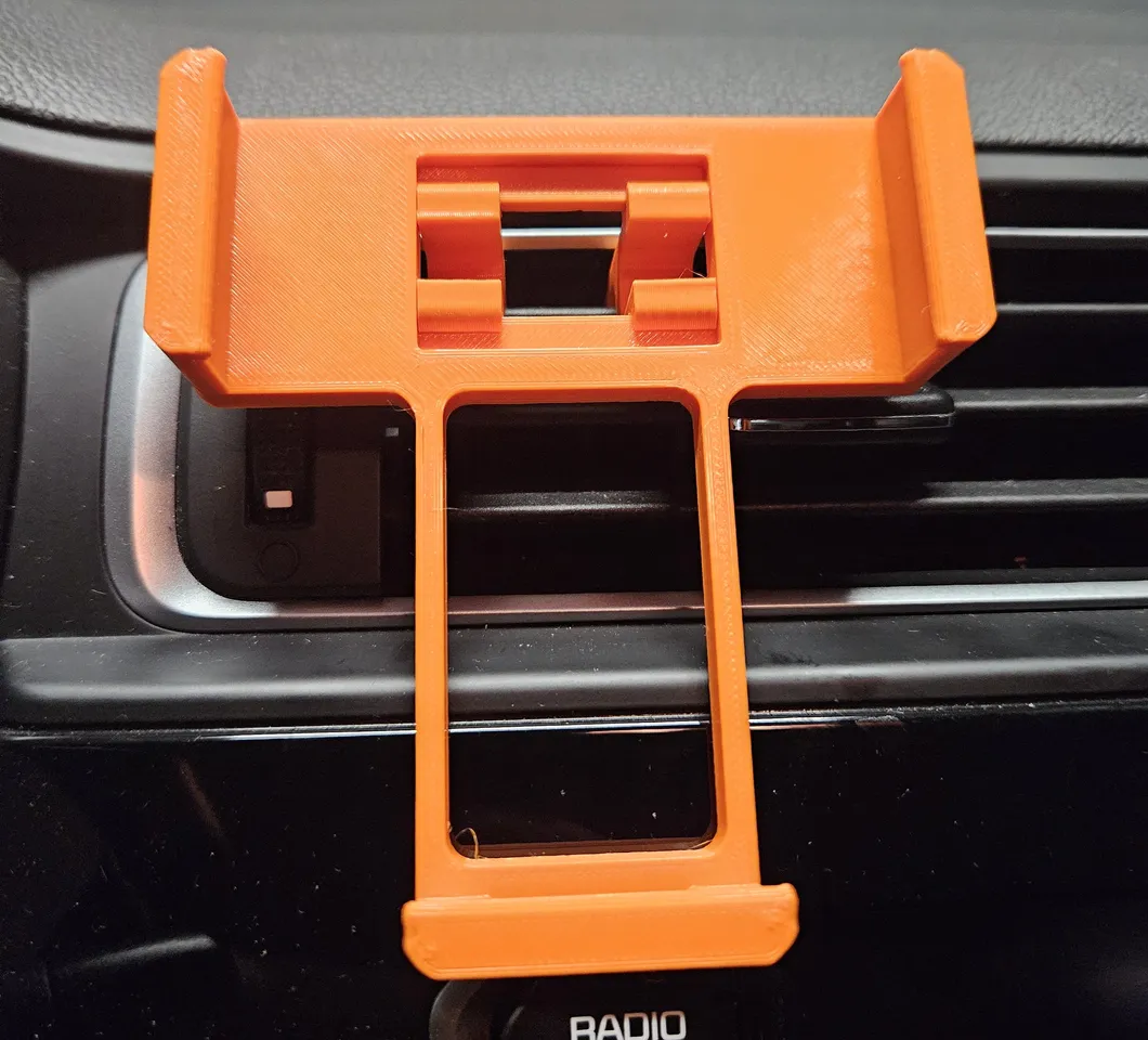 Simple phone holder for car vent by Ordspilleren | Download free STL ...