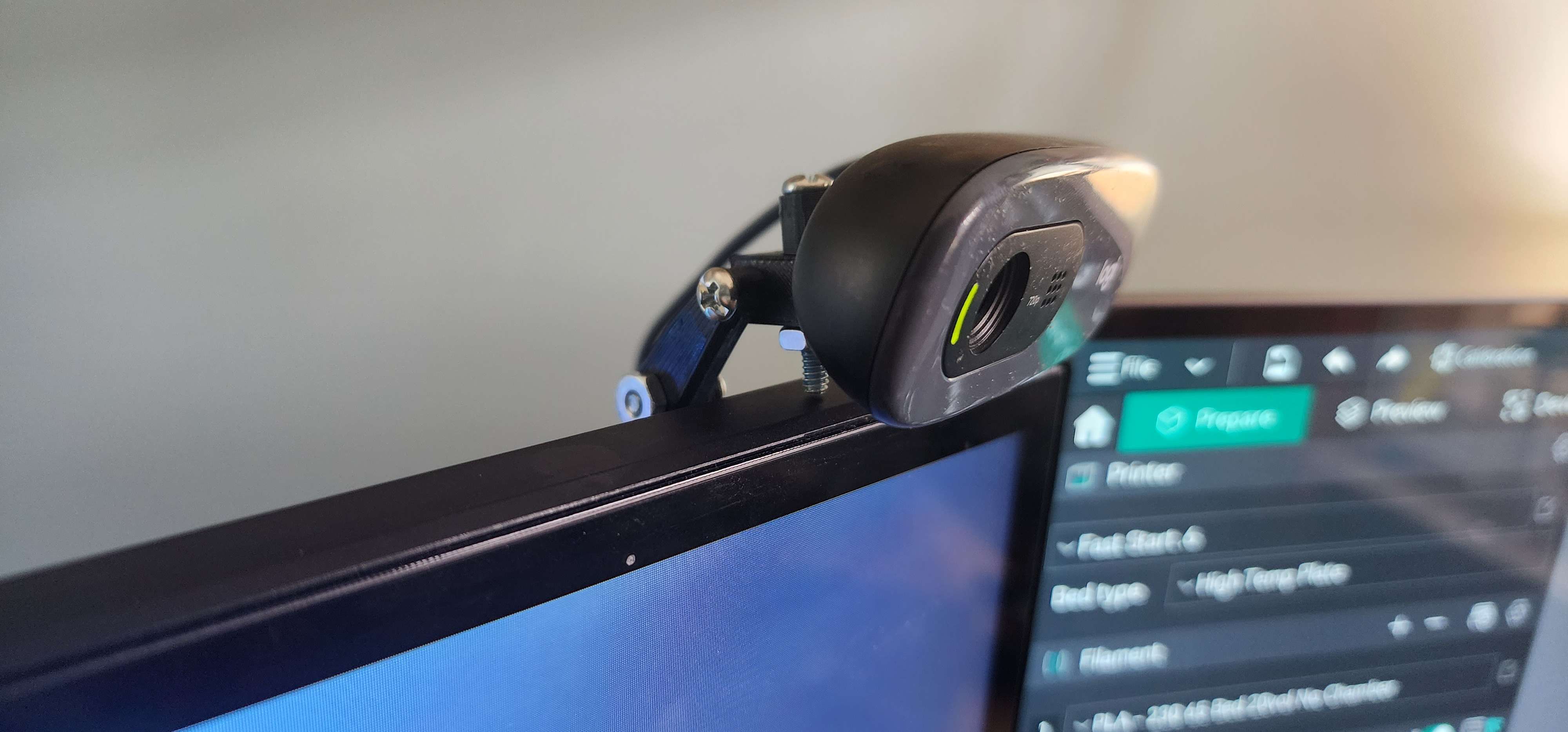 Logitech C270 Better Mount for Monitor