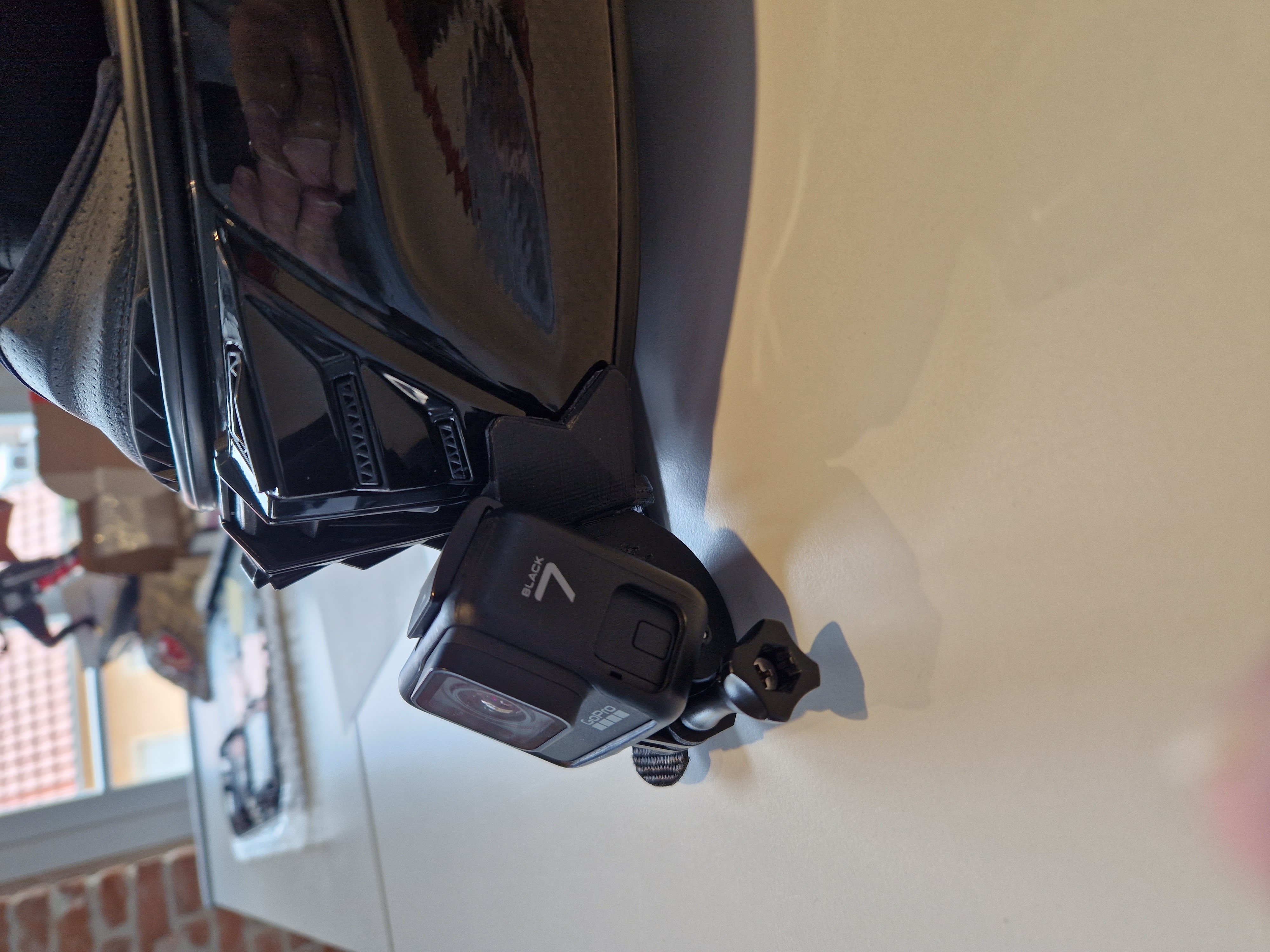 Shark Spartan Helmet Chin Mount Cam/Kinn Halterung Kamera
