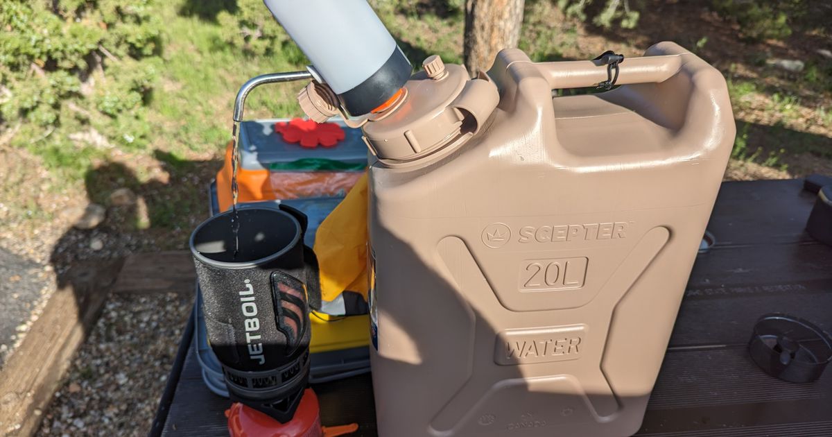 Scepter Water Container Pump Adapter by Thevor Download free STL