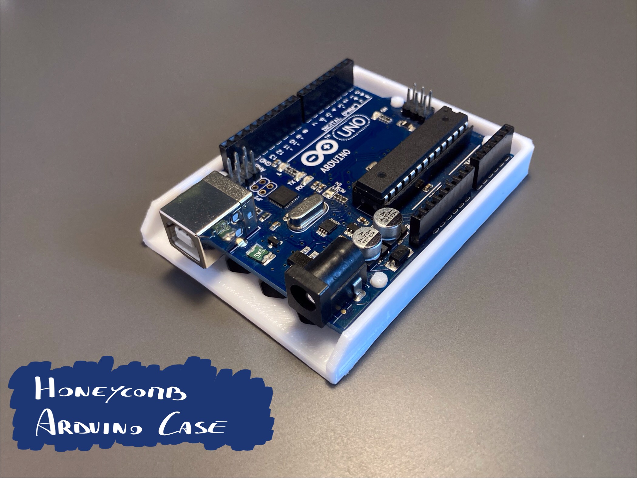 Honeycomb Arduino case by Federico Borin | Download free STL model ...