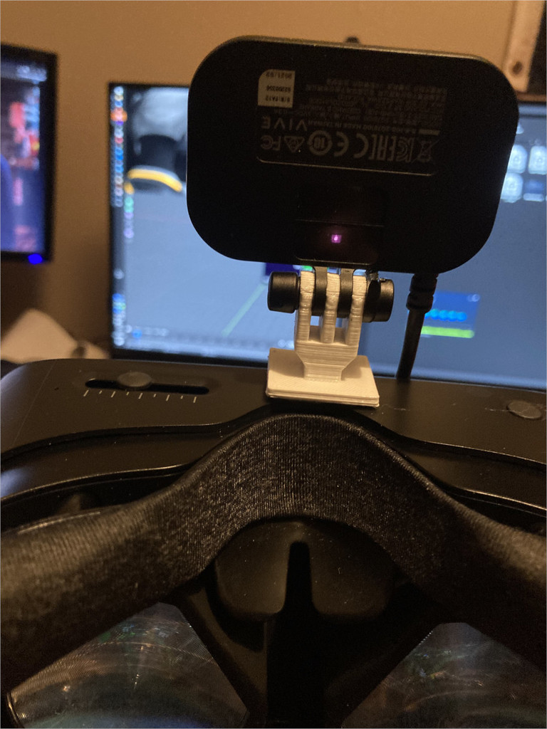 Valve Index adapter for VIVE Facial Tracker by Ybalrid Download free