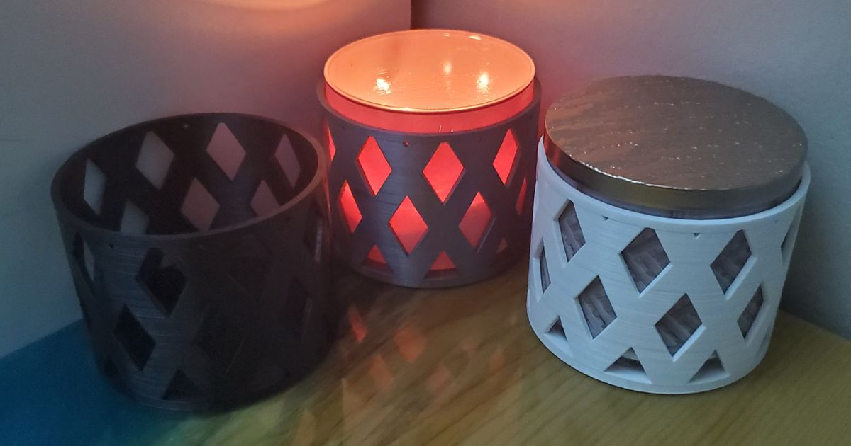 3Wick Candle Holder by Ziggy Download free STL model