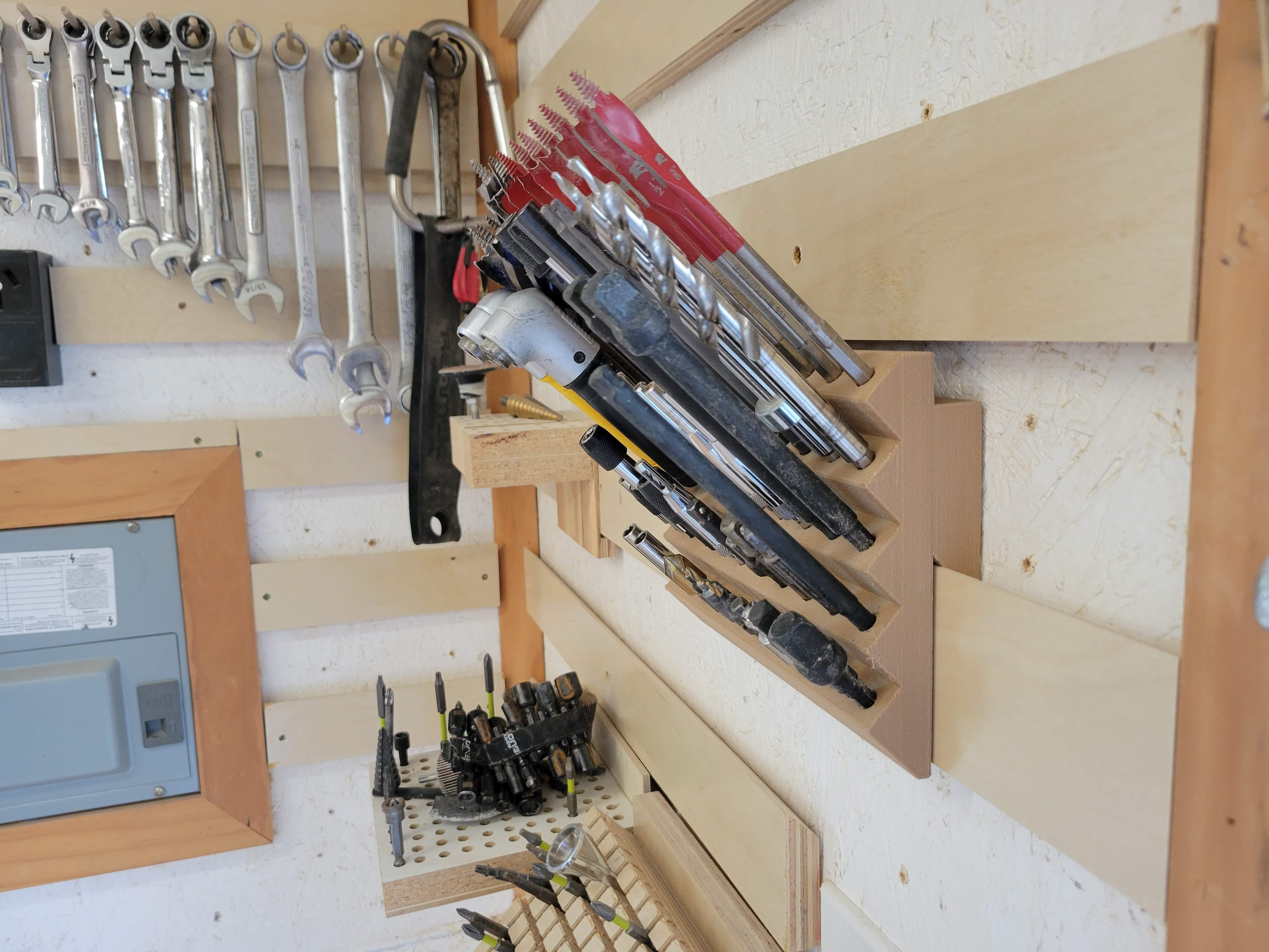 1/4" bit rack for short bits