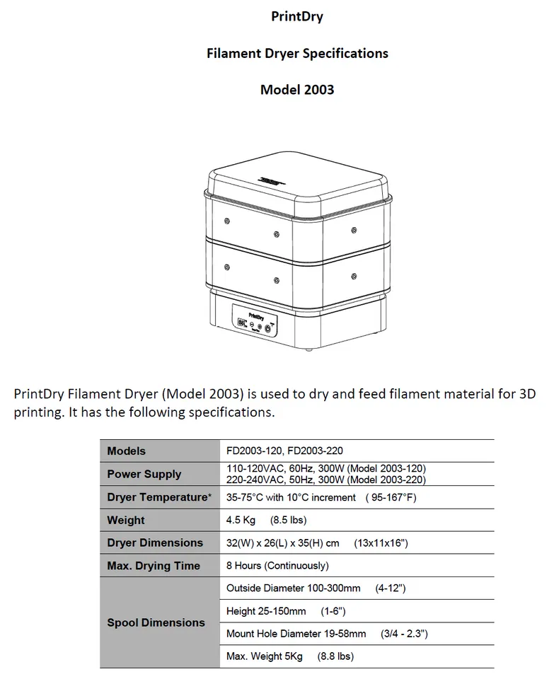 PrintDry Pro 2003 Desiccant Drying Rack by Bert | Download free STL ...