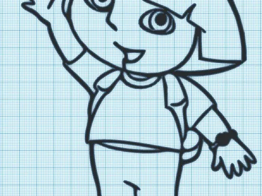 DORA WAVING - WALL ART