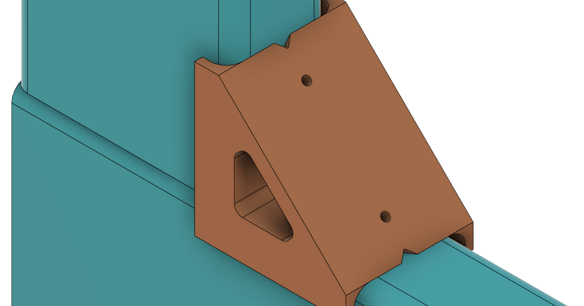 45 Degree Pilot Hole Guide by Justin B Download free STL model