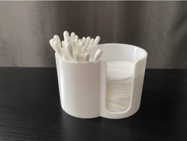 Cotton Swab And Pad Holder By Tyler Burger Download Free Stl Model