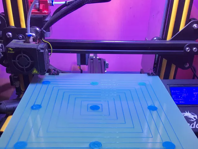 9 Point Square Bed Leveling / Tramming