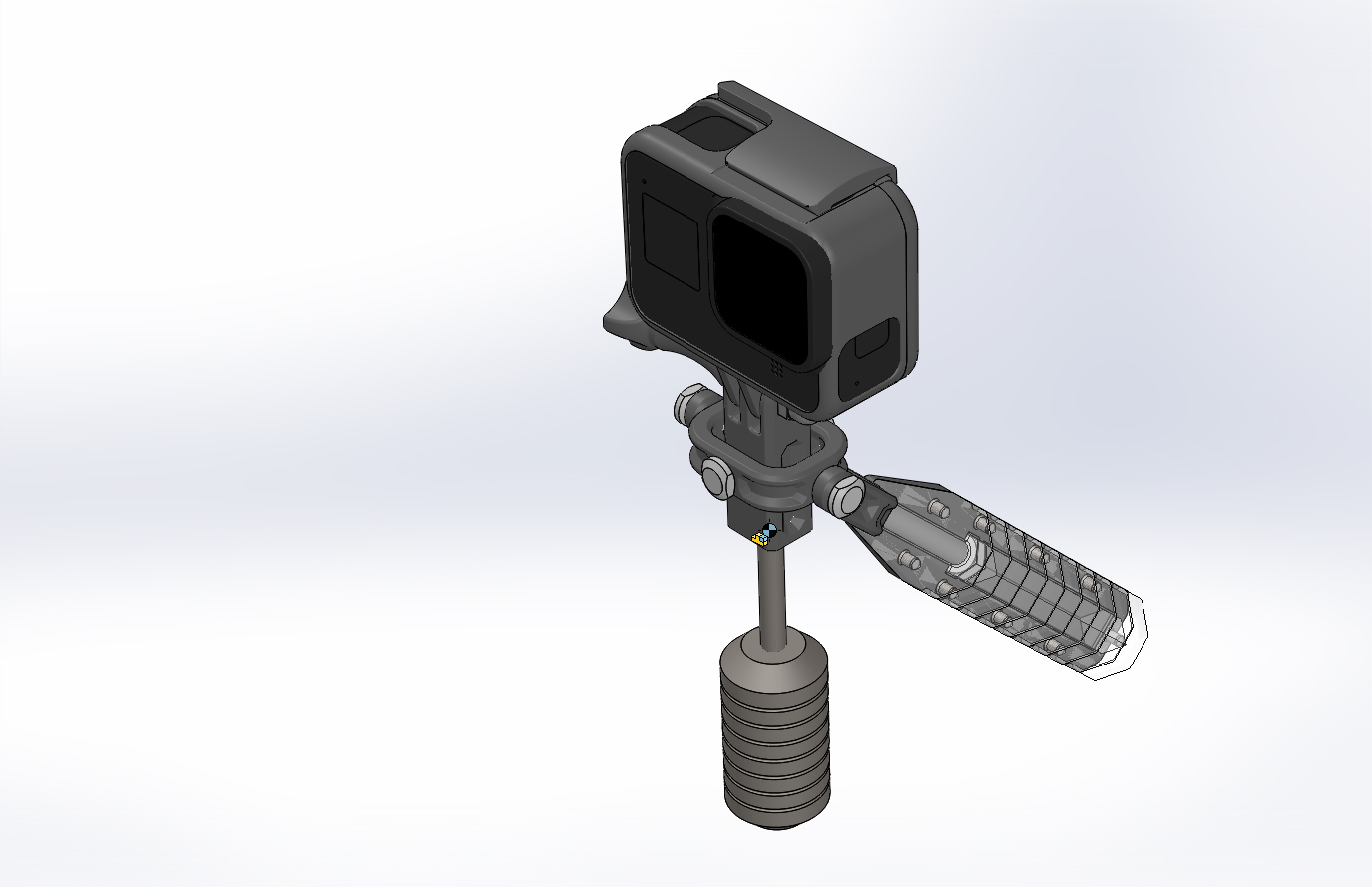 GoPro stabilizátor by KOROKAR | Download free STL model | Printables.com