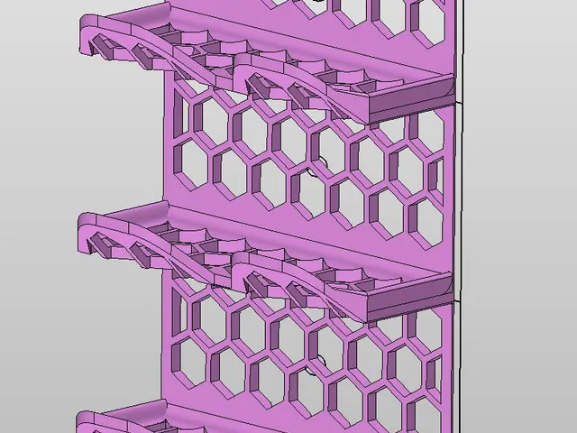 Wall holder for (many) glasses