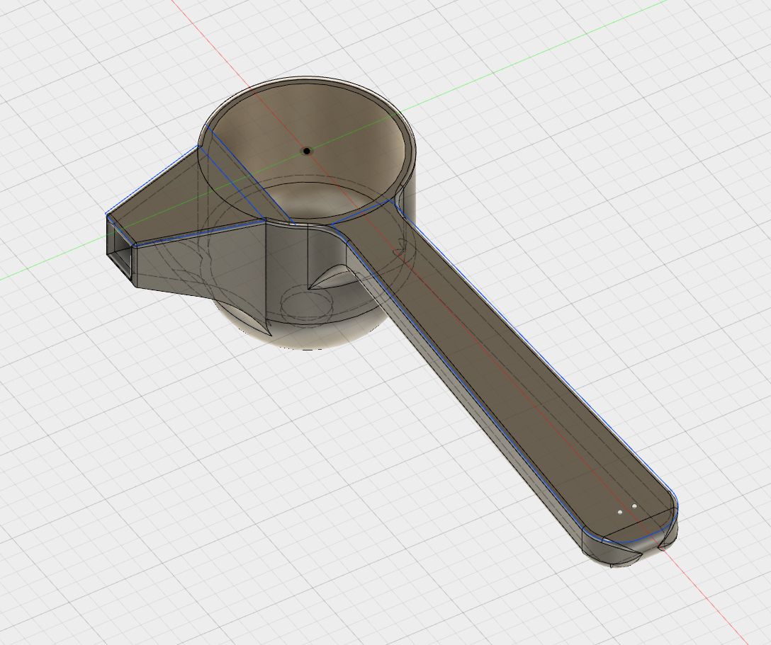 Miniatura 2 do modelo 3D Funnel Spoon