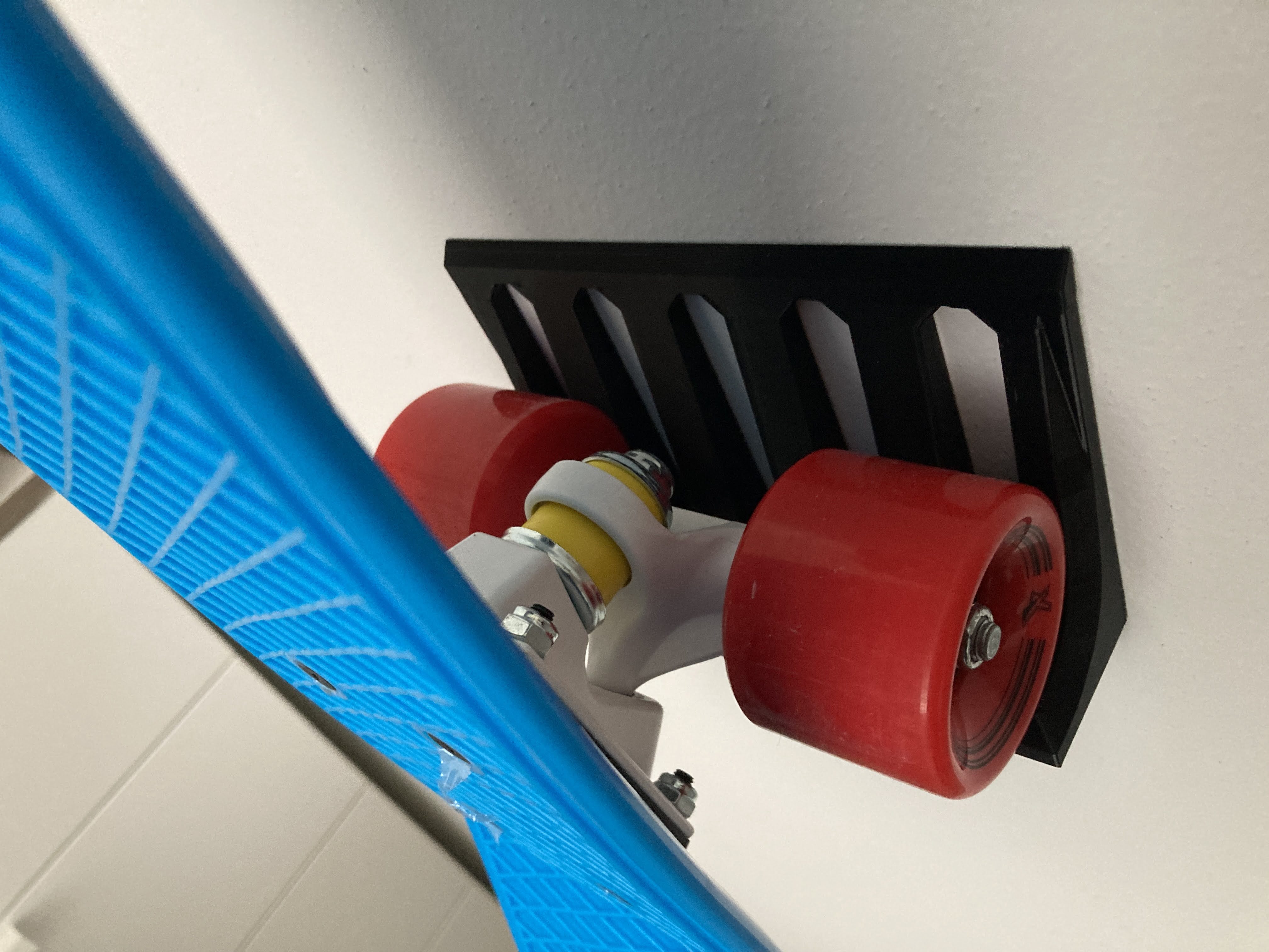 Skateboard wall hanger (Robust, invisible wall screws) by Jan Vlcek