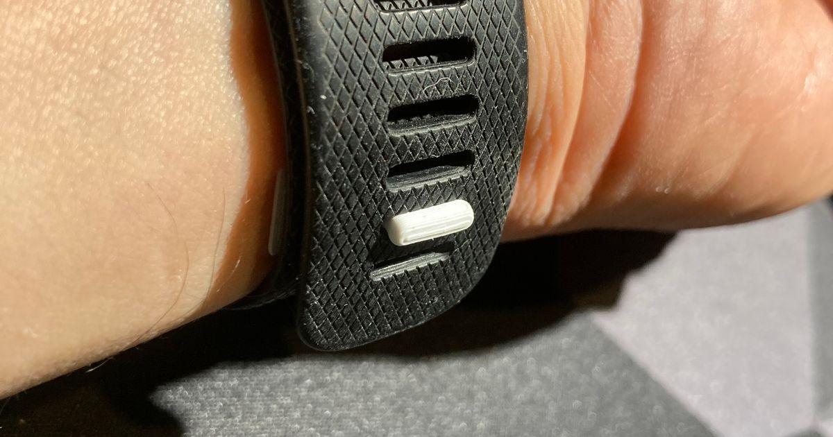 Garmin Watchband Keeper by sleepyhead Download free STL model