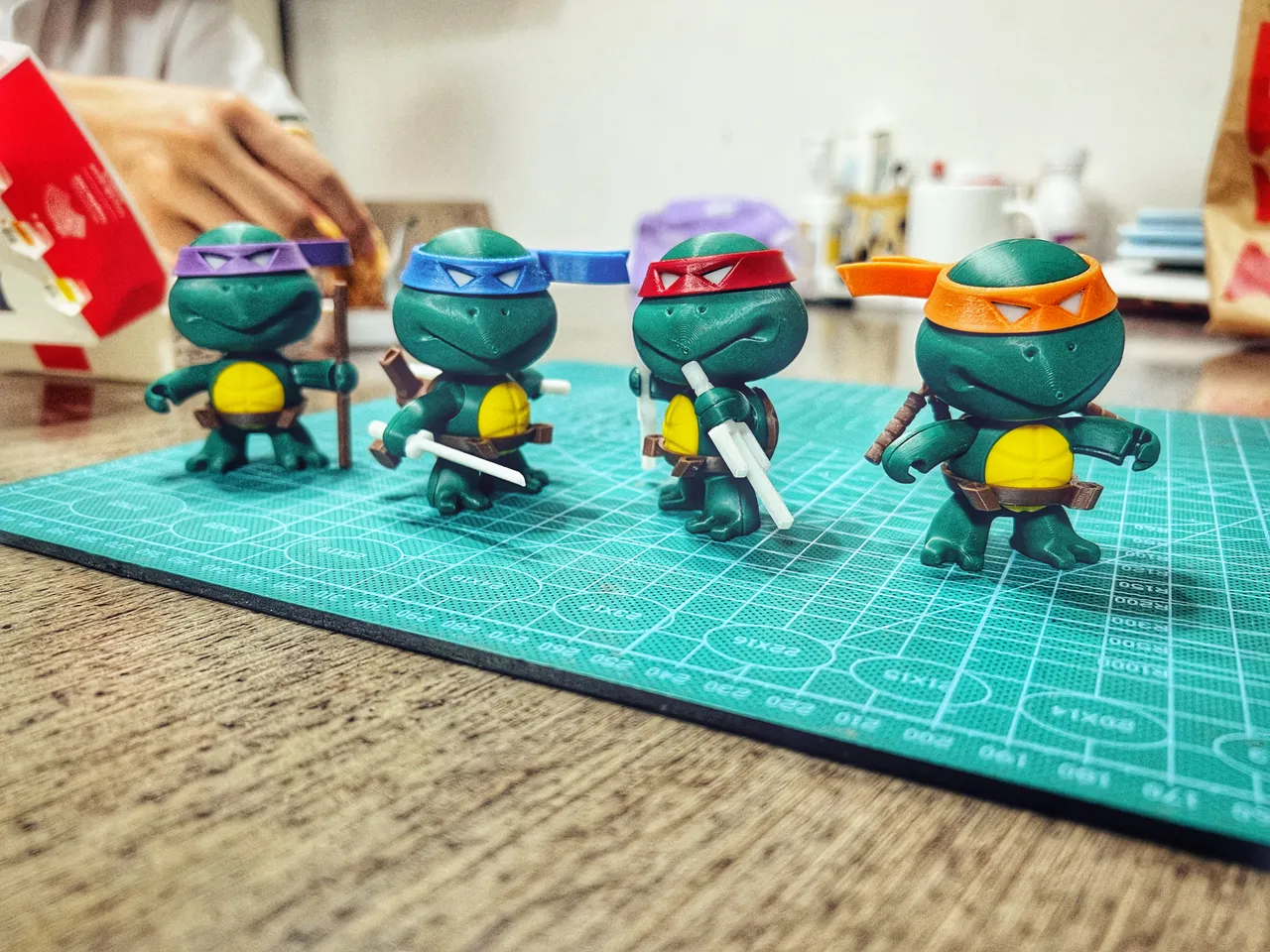 Teenage Mutant Ninja Turtle Bobblehead by Bakes Makes, Download free STL  model