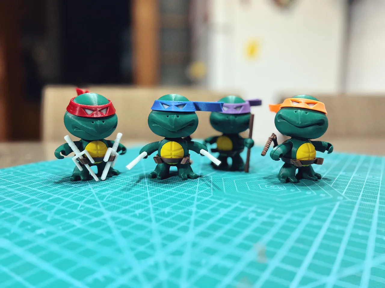 Teenage Mutant Ninja Turtle Bobblehead by Bakes Makes, Download free STL  model